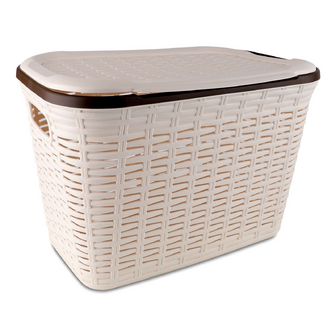 Корзина Ucsan Plastik Rattan прям з/к крем20л73008, шт