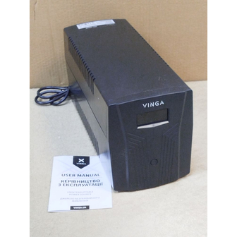 Пристрій безперебійного живлення Vinga LCD 1500VA plastic case (VPC-1500P)