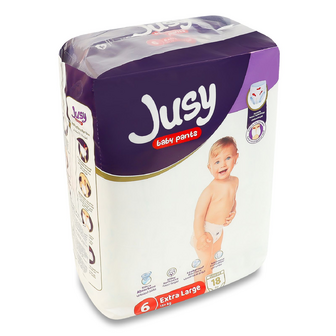 Підгузки-трусики Jusy baby Extra large 6 15+ кг, 18шт