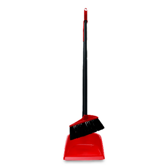 Набір Vileda Dustpan&Broom совок з довгою ручкою та щіткою, шт