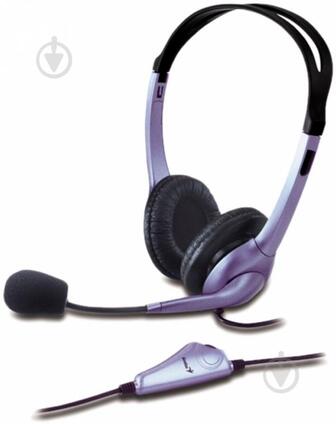 УЦЕНКА! Гарнитура Genius HS-04S black/violet (31710025100) (УЦ №3801)