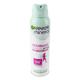 Дезодорант-спрей Garnier Mineral Активний контроль, 150мл