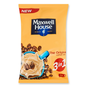 Напій кавовий Maxwell House Original 3в1, 50*18г