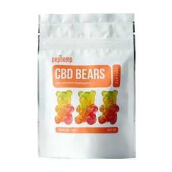 Жувальні цукерки-ведмедики Pephemp CBD Bears з канабідіолом, 25 мг, 40 г