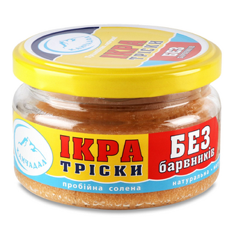 Ікра тріски Камчадал пробійна с/б, 180г