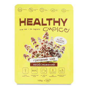 Чай Healthy Choice Ку Цяо гречаний необсмажений, 100г