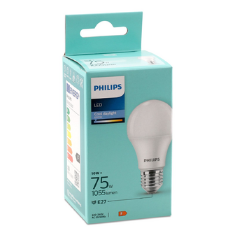 Лампа Philips LED А60 75W 6500K Е27, шт