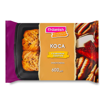 Коса Danish з кленовим сиропом заморожена, 600г