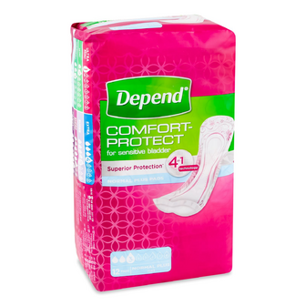 Прокладки урологінчі Depend Comfort-Protect Normal Plus, 12шт