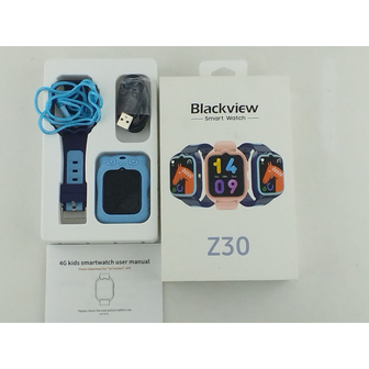 Смарт-годинник Blackview Z30 Blue Годинник дитячий з GPS (6931548323822)