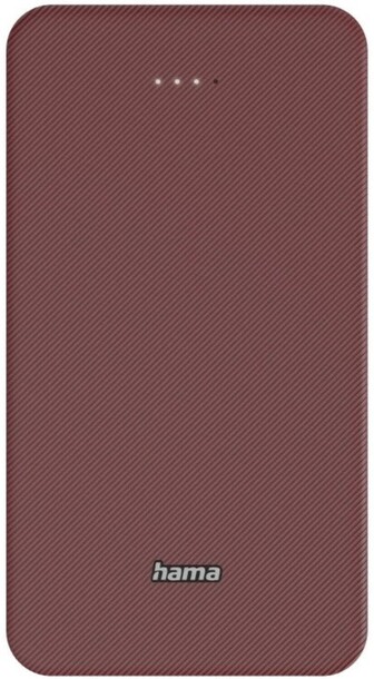 Батарея мобільна Hama Power Pack Color 20 20000mAh Red (201717)