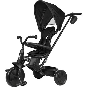 Велосипед триколісний дитячий Qplay Elite Platinum Black (T10-ZElitePlatinumBlack)