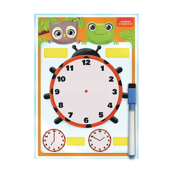 Дошка-тренажер Vladi Toys Годинник та розпорядок дня (VT5010-29)