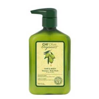 Шампунь для волосся і тіла CHI Olive Organics Hair And Body Shampoo Body Wash з екстрактом оливи, 340 мл