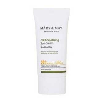 Сонцезахисний крем для обличчя Mary & May CICA Soothing Sun Cream SPF50+ PA++++, 50 мл