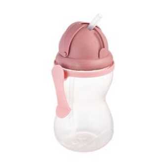 Поїльник Canpol Babies зі складною силіконовою трубочкою, рожевий, від 1 року, 370 мл (56/113_pin2)