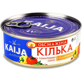 Кілька Kaija обсмажена в томатному соусі з паприкою 240 г (879560)
