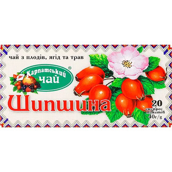 Чай Карпатський Чай Шипшина 40 г (20 шт. x 2 г)