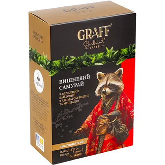 Чай чорний з вишнею Graff Cherry Samurai Вишневий Самурай 80 г