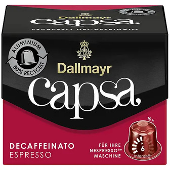 Кава в капсулах Dallmayr Espresso без кофеїну 10 капсул 56 г
