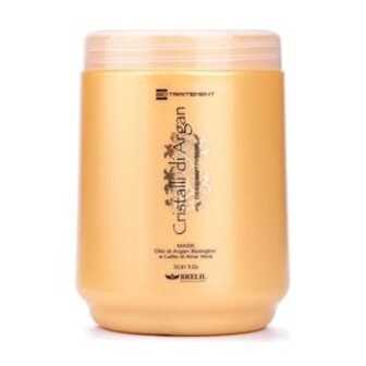 Маска для глибокого відновлення волосся Brelil Bio Traitement Cristalli d'Argan Mask Deep Nutrition з олією арганії та алое вера, 1 л