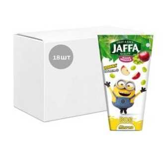 Дитячий сік JAFFA Minions Bob Яблуко та виноград, 18*200 мл