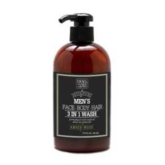 Чоловічий гель для душу, волосся та обличчя Dead Sea Collection Men's Amberwood Face Body Hair 3 Іn 1 Wash, 500 мл
