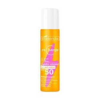 Сонцезахисний спрей для обличчя Bielenda Recharge, SPF 50, 75 мл