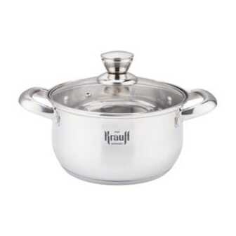 Каструля Krauff зі скляною кришкою, діаметр 24 см, 5.8 л (26-238-095)