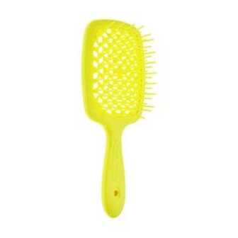 Гребінець для волосся Janeke Superbrush 1830 The Original Italian Patent Неоново-жовта