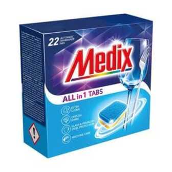 Таблетки для посудомийних машин Medix All In 1, 22 шт