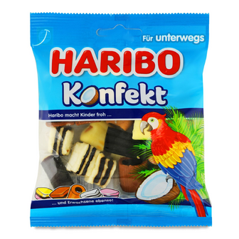 Цукерки Haribo Konfekt фруктово-ягідне асорті, 100г