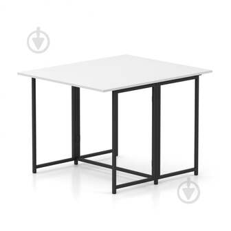 УЦЕНКА! Стол-книжка Knap Knap Spire DUO 570(1070)x900x750мм белый/черный (УЦ №3823)