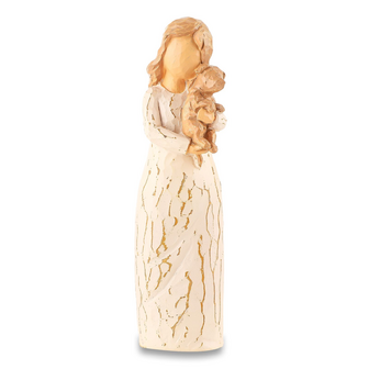 Статуетка MBM Home Дівчина з цуценя кольорова DH-ST-08, шт