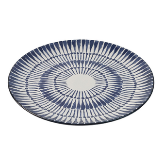 Тарілка обідня MBM Home Blue Dream синя 27 см MH816-3, шт