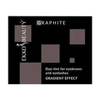 Фарба-тінт для брів та вій Ekko Beauty Gradient Effect, Graphite, 3 мл