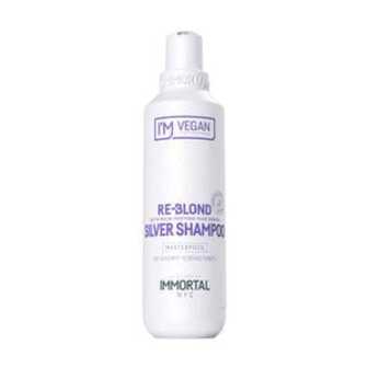 Шампунь Immortal NYC I'm Vegan Re-Bond Silver Shampoo проти небажаної жовтизни волосся, 250 мл