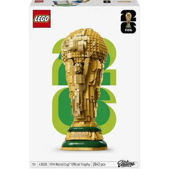 Конструктор LEGO Editions Football Офіційний трофей чемпіонату світу з футболу FIFA 2842 деталі (43020)
