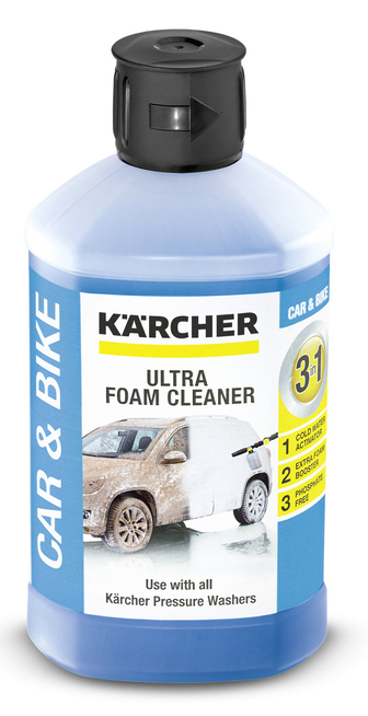 Шампунь до мінімийки Karcher Ultra Foam 3-в-1, 1 л (6.295-743.0)