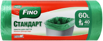 Пакет для сміття FINO Стандарт 60 л , 40 шт