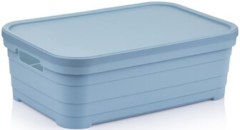 Корзина для зберігання Idea Home Pyramid Blue з/кр. 36x24x12.5 см (00642 Blue)