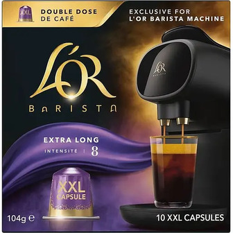Набір кава мелена в капсулах L'OR Extra Long #8, 104 г (10 шт. х 10.4 г)