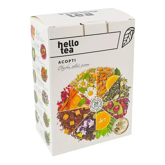 Чай Hello Tea Асорті листовий 20 смаків 47 г
