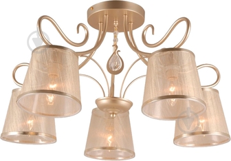 ВИТРИНА! Люстра потолочная Victoria Lighting PL5 5x40 Вт E14 бежевый Fabrizia