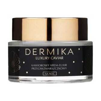 Нічний крем-еліксир для обличчя Dermika Luxury Caviar Cream Elixir проти зморшок, 50 мл