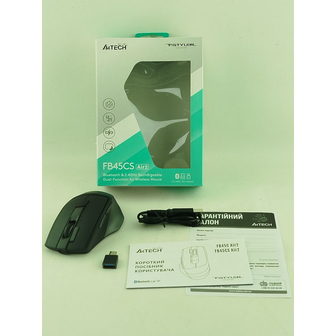 Мишка A4Tech FB45CS Air2 Wireless/Bluetooth Stone Grey (4711421999304)