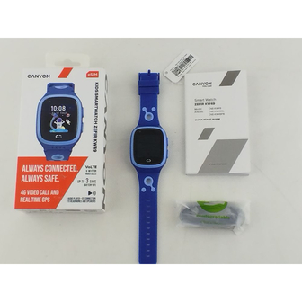 Смарт-годинник Canyon ZEFIR KW-49 E-SIM 4G GPS Blue Дитячий смарт-годинник (CNE-KW49BL)
