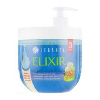 Крем-маска еліксир для волосся Leganza Elixir з біотином, 1 л (з дозатором)