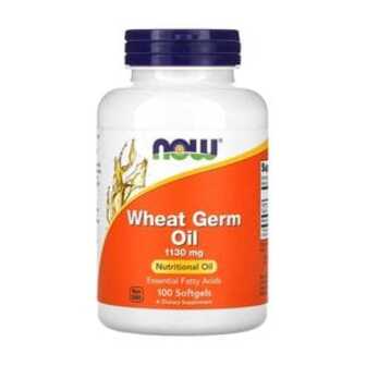 Олія зародків пшениці NOW Foods Wheat Germ Oil 1130 мг, 100 гелевих капсул