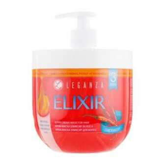 Крем-маска еліксир для волосся Leganza Elixir з капсаїцином, 1 л (з дозатором)